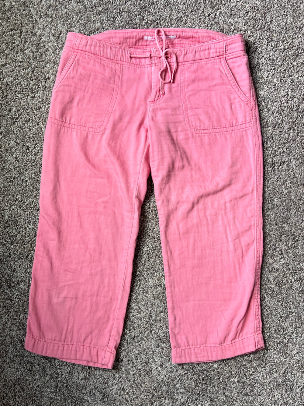 Y2K Abercrombie & Fitch Coral Pink Soft Capri
